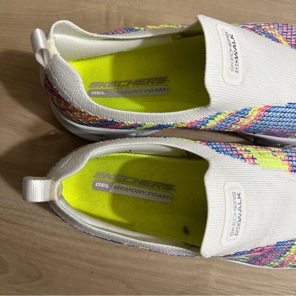 Skechers Slip-ins: Glide-Step Flex Size 10 Multicolored Sneaker Shoe - Picture 5 of 15